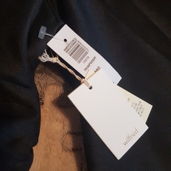 Aritzia Wilfred Rhapsody Dress Black NWT - Picture 6 of 8